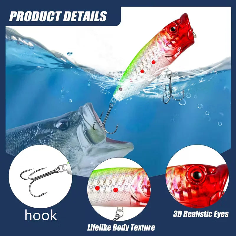 Fishing Advent Calendar 2025 24Pcs Fishing Lures Gift Box Kit Including Crankbaits Soft Baits Christmas Countdown Lure Gift Kit