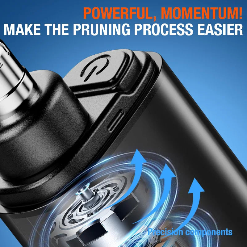 Portable Mini LED Display Nasal Hair Trimmer with Type-C Charging Versatile Compact Personal Grooming Tool