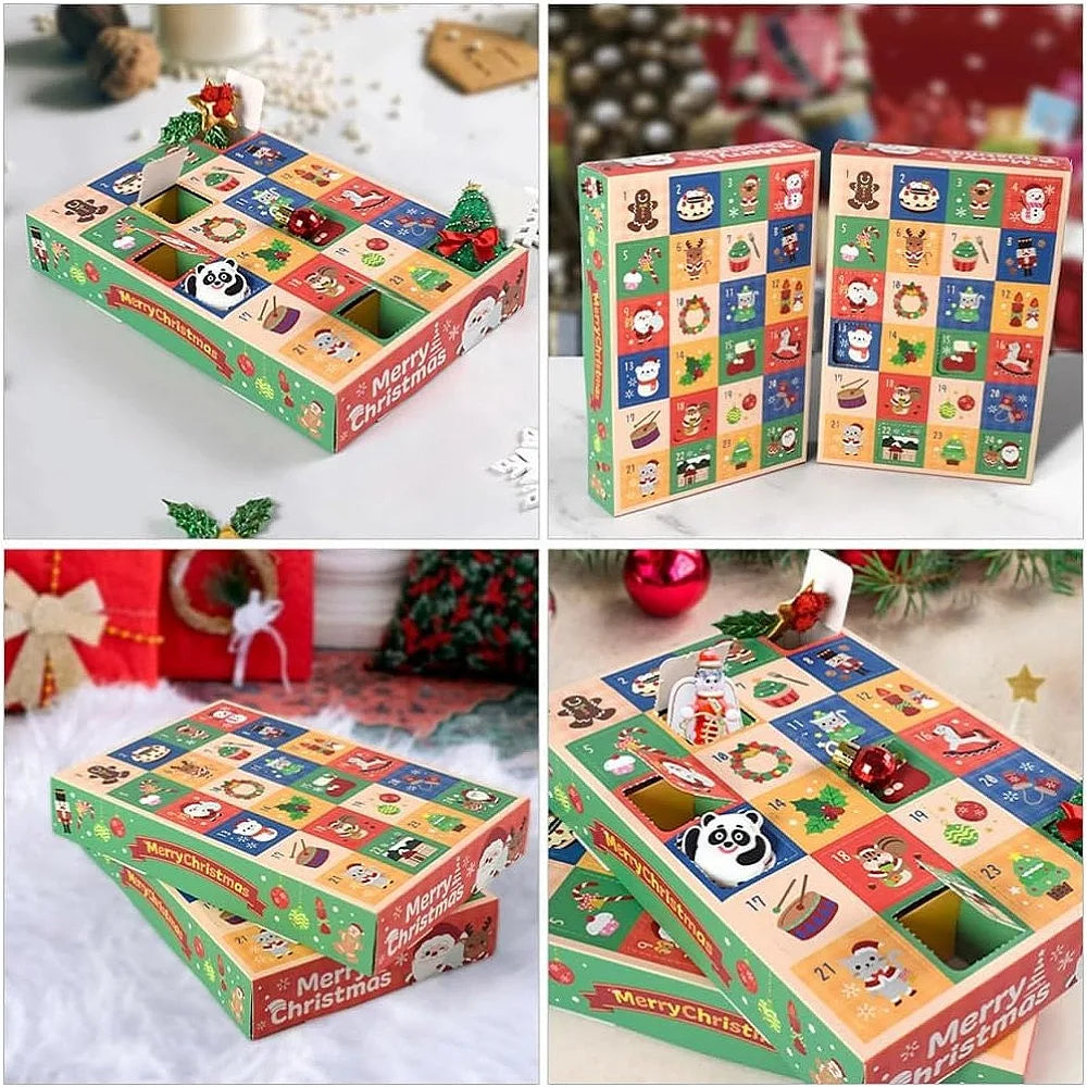 Christmas Advent Calendars to Fill DIY Advent Calendars Boxes 24 Empty Fillable Christmas Countdown Calendar 24 Days Gift Boxes